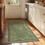 3x5 Washable Bedroom Area Rug: Small Living Room Rugs Non Slip Throw Carpet - Image 3