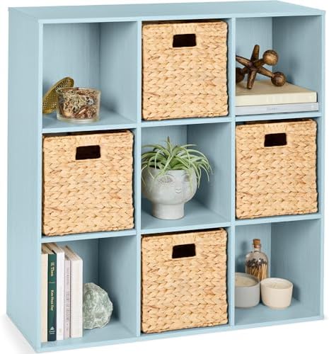 Best Choice Products Kids Bookcase 9-Cube Storage Organizer, 13.5in Shelf by Unknown
