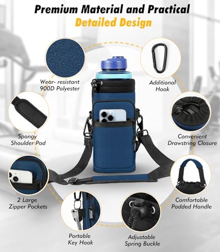 Nuovoware Magnetic Gym Bag, Water Bottle Carrier Holder - Image 3