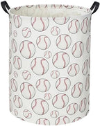Baseball Kids Laundry Basket Baby Hamper Toy Storage Bin by TIBAOLOVER