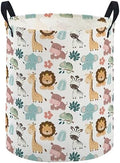 ESSME Kids Laundry Basket, Animal Hamper Collapsible Canvas Waterproof Storage by ESSME