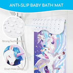 Baby Bath Mat for Tub, Non Slip Kids Bath Shower Mat - Image 4