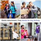 Nuovoware Magnetic Gym Bag, Water Bottle Carrier, Starry Purple - Image 7