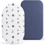 Bearmoss 2-Pack Baby Bassinet Sheets by Bearmoss