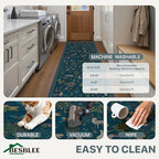 BESBLEE 9X12 Washable Area Rug for Living Room, Animal Non Slip - Image 5