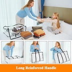 Vieshful 5 Pack Clear Clothes Storage Bags - Image 3