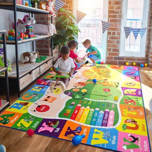 BENRON 3x5 Kids Rug for Playroom Classroom, Fun PlayMat - Image 4