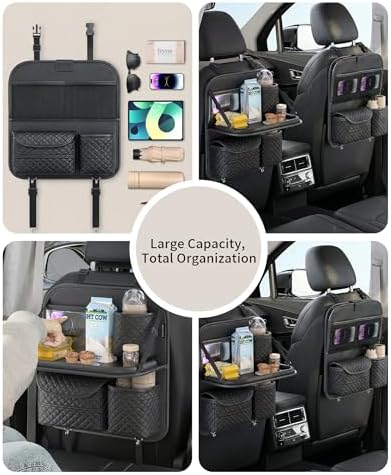 PU Leather Backseat Car Organizer - Image 5