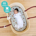 Stretch Fitted Bassinet Sheet Set BROLEX 2 Pack Cradle Sheets - Image 4