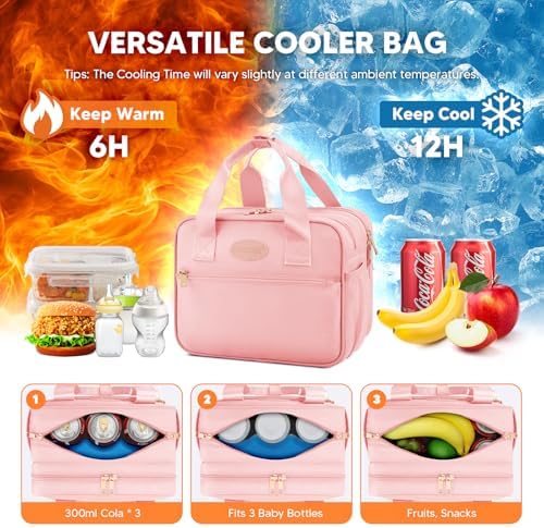 PIIOSER Breastmilk Cooler Travel Bag - Image 3