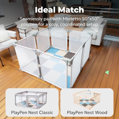 MioTetto Baby Play Mat, Soft Foam Floor Tiles - Image 4