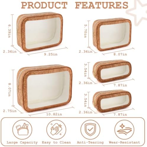 YOPCDJ 5PCS Diaper Bag Organizer Pouches Set, TSA Approved Travel Toiletry Bag - Image 2