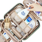 NISHEL Travel Toiletry Bag for women, Portable Hanging makeup Organizer - Image 5