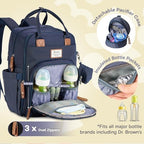 RUVALINO Diaper Bag Backpack, Diaper Changing Totes, Waterproof and Stylish - Image 3
