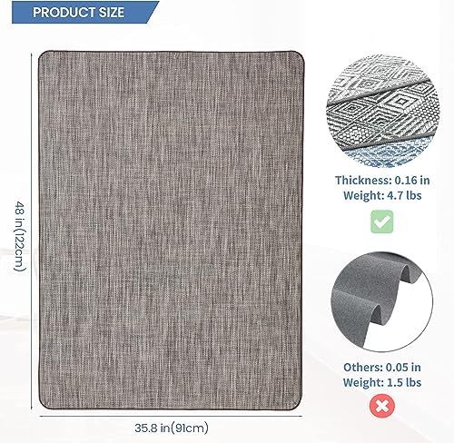 Chair Mat for Hardwood & Tile Floor, Anti Slip, Floor Protector for Home Office - Image 2