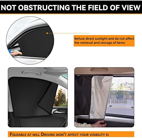 QUICTO Car Window Sun Shades, Universal Interior Accessories - Image 5