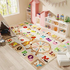 BENRON 3x5 Playroom Rug for Kids Washable, PlayMat by BBENRON