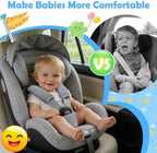 3 Pcs Stroller Straps Pads, Soft Breathable Fabric - Image 3