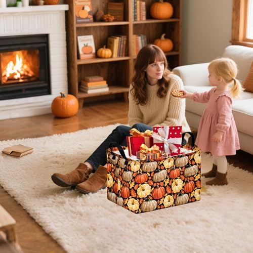Rec Box Hamper Storage Basket Collapsible Organizer Bin Gift Shelf Baskets - Image 4