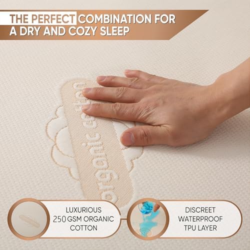 Waterproof Organic Mattress Protector Cal King Size – Premium Soft Organic - Image 4
