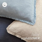 Foindtower Decorative Linen Fringe Throw Pillow Covers Cozy Boho Farmhouse - Image 4