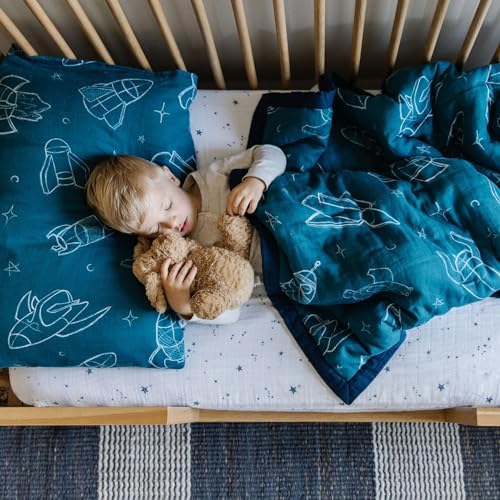 Little Unicorn Toddler Bedding 3-Piece Set | Includes Comforter, Crib Sheet & - Image 7