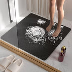HITSLAM Square Shower Mat, 27 x 27 Inch Non Slip Bath Mat by HITSLAM
