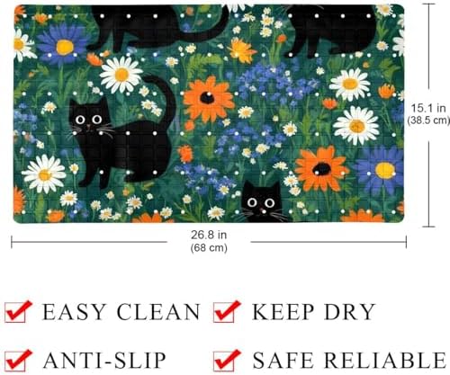 Non Slip Shower Mat Bathtub Mat 15.1x26.8 Inch, Quick Dry Bath Mat - Image 4