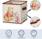 Disney Winnie the Pooh Storage Cubes, 10x10 Collapsible Cube Organizer Baskets - Image 3