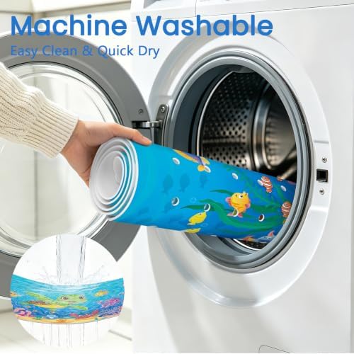 Baby Bath Mat for Tub, Non Slip Kids Bath Shower Mat, 40 X 16 Inch - Image 4