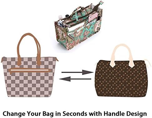 BTSKY Printing Handbag Organizers Inside Purse Insert - Image 2