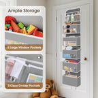 1Pack Over The Door Organizer Large Capacity Hanging Storage Room Organizer - Image 4