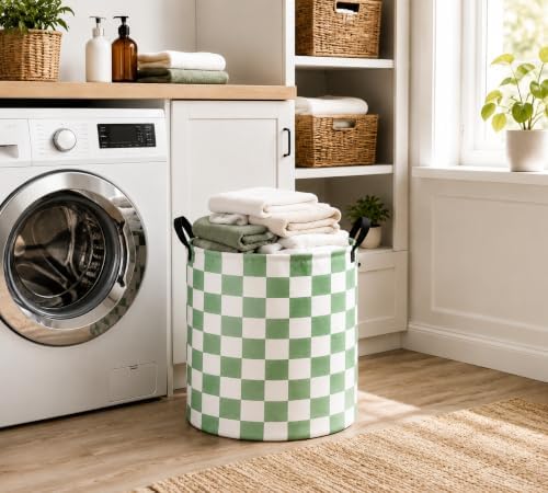 Sage Green Storage Basket Girls Storage Bins Baby Nursery Hamper - Image 2