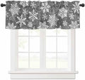 Vandarllin Christmas Valance Curtains by VandarllinHomeKitchenDecor