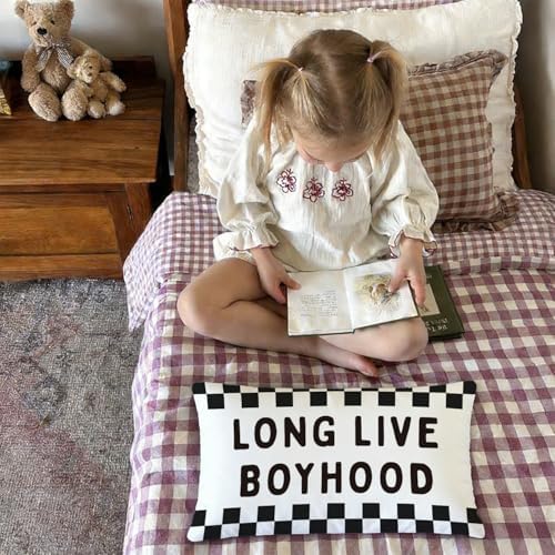 Long Live Boyhood 12x20 Pillow Cover - Image 5