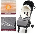 Momcozy Universal Stroller Footmuff, Plush Weatherproof Bunting Bag - Image 4