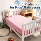 BEDSUM 2-Pack Waterproof Mini Crib Mattress Protector - Image 5