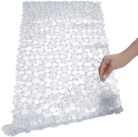 Pebble Shower Mat for Bathtub Non Slip Mat 35"X16" by HOME