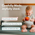 Loulou Lollipop Soft, Waterproof Silicone Feeding Bib - Image 2