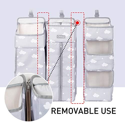 Orzbow 3-in-1 Hanging Diaper Caddy Organizer - Image 5