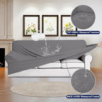 PureFit Waterproof Couch Cover Slipcovers - Image 3