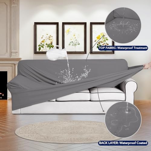 PureFit Waterproof Couch Cover Slipcovers - Image 3