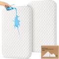 2pk Waterproof Bassinet Mattress Protector 32x21 by KeaBabies