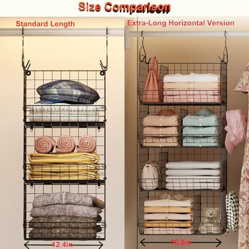 Jautokerdar 4 Tier Hanging Closet Organizer - Image 6