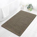 Chenille Bathroom Rug 36"x60" Taupe, Large Plush Bath Mat by Kildoss