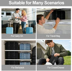 8 Set Packing Cubes for Travel, Suitcase Organizer Bags for Luggage - Image 7