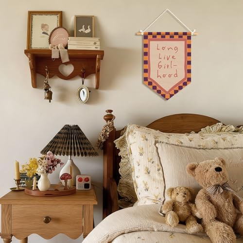 Long Live Girlhood Banner Hanging Flag, Girls Room Decor - Image 2
