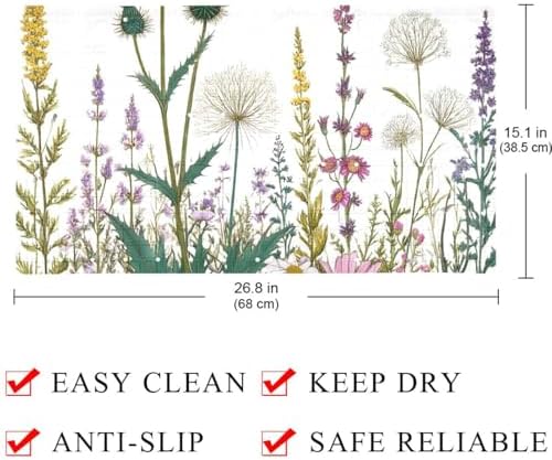 Baby Bath Mat Non Slip 26.8"x15.1" Bathtub Mat - Image 4