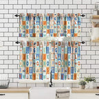 Kids Alphabet Window Valance, Cartoon Alphabet Animals Learning Daycare - Image 4