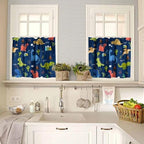 Boys Dinosaur Valance Curtain for Kids Girls Nursery Playroom Room Home Decor - Image 2
